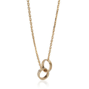 Cartier Yellow Gold Diamond Love Necklace